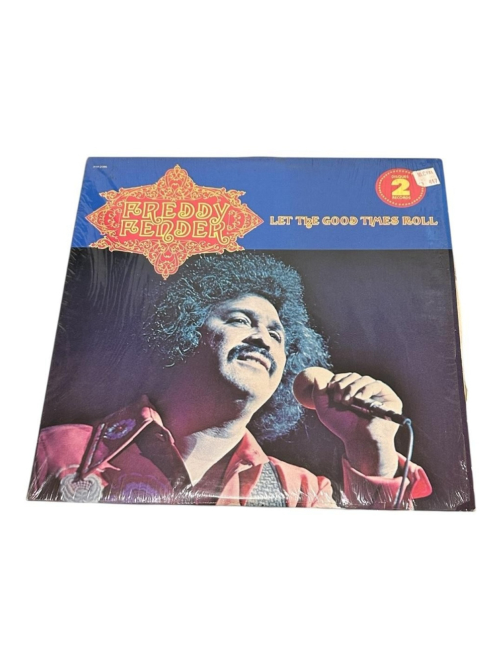 Vintage Freddy Fender Vinyl 2LP Let The Good Times Roll Pickwick Country Black